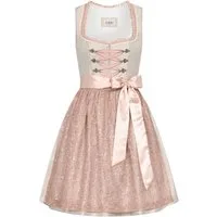 Nübler Dirndl Mini Dirndl Lina in Taupe von Nübler - Rocklänge 55 cm