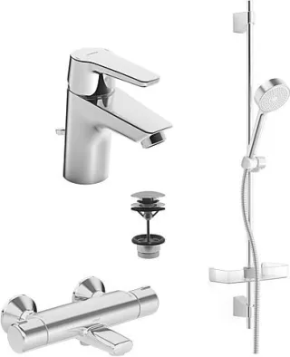 Hansa Brause-Set THM Hansapolo 4653 0090 verchromt, 46530090 46530090