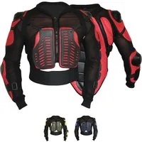 German Wear Protektorenjacke GW500, Protektorenjacke Motorrad Protektoren Körper Panzer