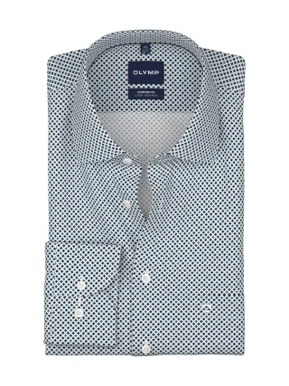 OLYMP - Businesshemd Comfort Fit blau - Gr. - 44