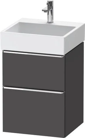 Duravit D-Neo Waschtischunterbau wandhängend Graphit Matt 484x442x625 mm - DE4370010490000 DE4370010490000