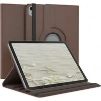 EAZY CASE Tablet-Hülle Rotation Case für Apple iPad 2025 (11. Gen) 11 Zoll, Schutztasche Tablet Case 360 Rotation Bookcover zum Aufstellen Braun