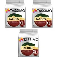 TASSIMO Kaffee Kapseln Cafè Crema Classico XL aromatisch T Discs 3 x 16 Getränke, 398 g, (Packung, 3er Pack)