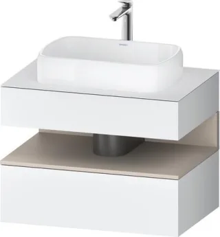 Duravit Qatego Konsolenwaschtischunterbau wandhängend Weiß Matt 800x550x600 mm - QA4730091180000 QA4730091180000