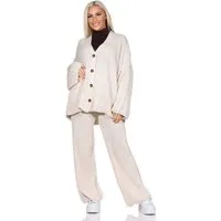 OriginalYou Cardigan Damen Strick-Set Oversize Jacke & Strickhose