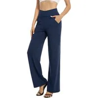 G4Free Jogginghose Damen Jogginghose Hohe Taille Weites Bein Yoga & Alltag Jogginghose mit Taschen