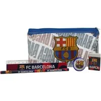 FC Barcelona Federmäppchen mit Schulmaterial für Kinder, (1-tlg)