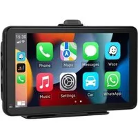 GABITECH universal 7 Zoll tragbares Autoradio Navi Carplay Android für Auto LKW Navigationsgerät (überträgt die Inhalte Ihres Smartphones & Navi auf den Monitor)