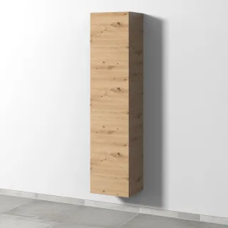 Sanipa 3way Hochschrank mit 1 Tür, Eiche Natural-Touch SM11085