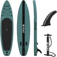 YEAZ Inflatable SUP-Board COSTIERA - EXOTRACE - SUP Board, Inflatable SUP Board, (Set), inkl. Zubehör wie Finne und Handpumpe