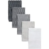 Next Geschirrtuch 5er-Set Geschirrtücher aus Frottee, (5-tlg)