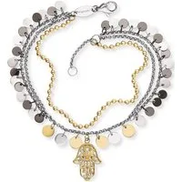 Engelsrufer Silberarmband Engelsrufer Damen-Armband Edelstahl Hand Fatimas, Trendig