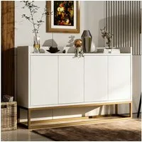 Furnishings Home Sideboard Anrichte Schrank Buffetschrank Modernes Breite 120 cm (120x30x80 cm), Geeignet für Esszimmer, Wohnzimmer, Küche