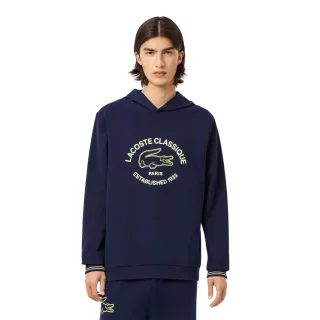 Lacoste - "Loungewear" Kapuzenpullover für Herren/Damen Unisex (Marine)