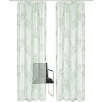 OTTO home Gardine Paula (1 St), Kräuselband, halbtransparent, Voile, Halbtransparent, Voile, Polyester