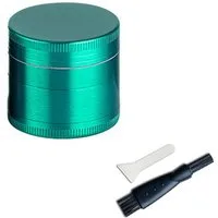 Coumo Kräutermühle Grinder Crusher, ⌀ 4 cm, Kräutermühle,Gewürzmühle, 4-teilig, Metall