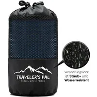 Traveler's Pal Schlafsackinlett Traveler's Pal Hüttenschlafsack aus 100% Duraweave, (Schlafsack mit Reißverschluss an Seite und Fußende), - Leichter und dünner Inlett Sommerschlafsack atmungsaktiv