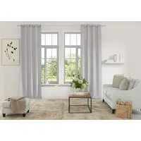 OTTO home Vorhang Parry (2 St), Ösen, blickdicht, Polyester, 2-er Set, blickdicht, monochrom, basic