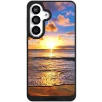 NIVOCASE Handyhülle Meer Sonnenuntergang Strand Strand, Samsung Galaxy S26+ Handyhülle Hülle NIVOpure Case Schwarz