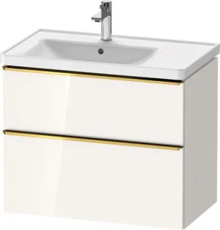 Duravit D-Neo Waschtischunterbau wandhängend Weiß Hochglanz 784x452x625 mm - DE4357034220000 DE4357034220000