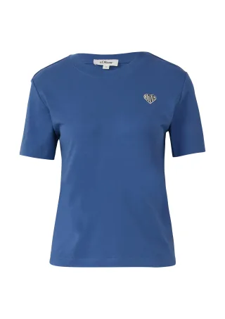 s.Oliver - T-Shirt blau - Gr. - 44