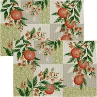sander table + home Platzset Tischset "Laranja" 2er-Pack, Gobelin Blumen