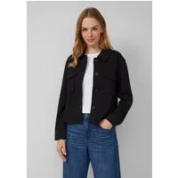 s.Oliver Funktionsjacke Indoor-Jacke Strukturierte Jacke aus Interlock