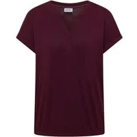 CECIL T-Shirt NOS Solid Rib Collar Tunic