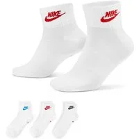 Nike Sportswear Sportsocken U NK NSW EVERYDAY ESSENTIAL AN (Set, 3-Paar) 3er-Pack, mit Logoschriftzug, aus Polyester und Elasthan