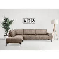 OTTO home Ecksofa OLAND Luxus-Microfaser L-Form, B: 289 cm, Skandi-Design