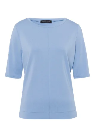 FRANK WALDER - Shirt CASUAL mit Biesendetail french blue - Gr. - 42