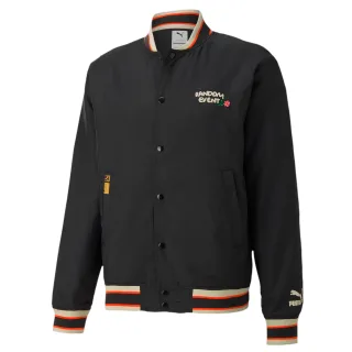 Puma x Randomevent Bomber Graphic Logo Jacke schwarz 596661 01