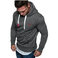 Amaci&Sons Kapuzenpullover WATERBURY Kapuzenpullover Herren Basic Kontrast Sweatjacke Pullover Hoodie Sweatshirt