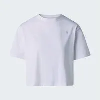 The North Face Kurzarmshirt Cropped T-Shirt - verkürztes Basic Shirt - Shirt Damen - Weiß