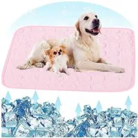 FOUORTUNATE-BEE Hundematte Kühlmatte für Haustiere, selbstkühlend für Hund & Katze, Sommer Kühlmatte für Tiere, für Auto & Outdoor geeignet