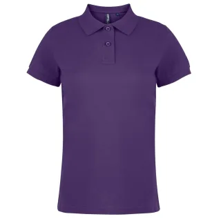 Asquith & Fox - Unifarbenes Poloshirt - Damen (Purpur)