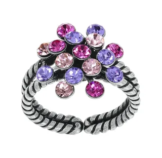 konplott - Ring - Magic Fireball Mini blau/lila