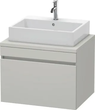 Duravit DuraStyle Konsolenwaschtischunterbau wandhängend Betongrau Matt 700x548x512 mm - DS531100707 DS531100707