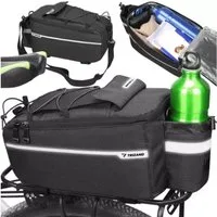 Trizand Fahrradtasche Thermo-Fahrradtasche (Spar-Set, 1-tlg., reflektierende Streifen), 9 L Volumen, passend für Snacks, Getränke oder eine 1,5 L-Flasche