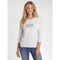SOCCX 3/4-Arm-Shirt aus Baumwolle