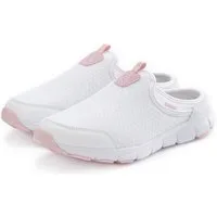 LASCANA Slip-On-Sneaker, Sneaker Halbschuh, Freizeitschuh, Sabot, Clogs aus leichtem Mesh-Material