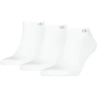 Calvin Klein Sneakersocken CK MEN SNEAKER 3P (3 Paar) mit kleinem Rippenbündchen, Cotton-Mix, elastisch