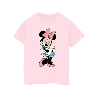 Disney - "Minnie Mouse Bunny Hug" T-Shirt für Mädchen (Babyrosa)