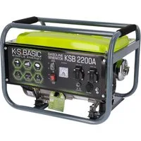 Könner & Söhnen Stromerzeuger KSB 2200A, 2,20 in kW, (Benzingenerator K&S Basic mit AVR, Grundausführung, 1-tlg., Zuverlässige Notstromquelle für Zuhause, Voltmeter, Großer Tank), AVR, Voltmeter, Erfüllt EU-Normen, Zuverlässige Garantie