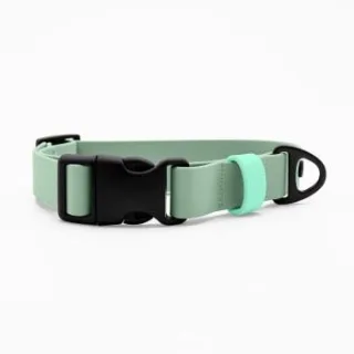THE DOG IDEA Biothane Halsband Sage Klickverschluss XS