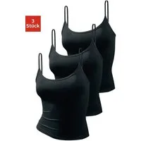 Vivance Active by Lascana Spaghettitop (3er-Pack) aus weicher Microfaser