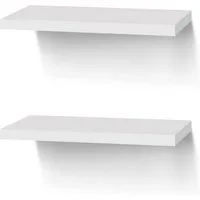 Youyijia Ablageregal 4er Wandregal Regale Weiß Wande 60cm Schweberegale Weiss