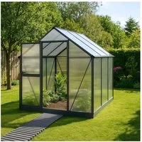 HTI-Living Trittsteine Rollweg 16-teilig Nessa Grau, 30x131 cm, Set, 16-St., 16 Module inkl. Verbindungselementen, Gehweg Gartenweg leicht zu verlegen