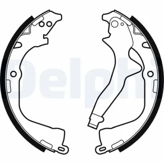 Delphi Bremsbacken hinten VW Amarok