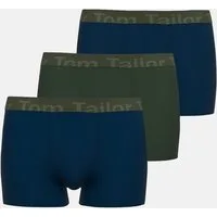TOM TAILOR Boxershorts Buffer Logobund, basic, eng, bequem, weich, Baumwollmix